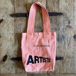 GUGGENHEIM “ARTISTIC” CANVAS TOTE BAG